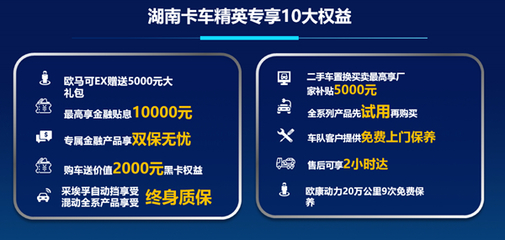 福田汽车发布湖南‘地产车’政策，助推绿色物流高效运行